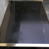 Hi Fi glass and plexiglass cabinet 1970