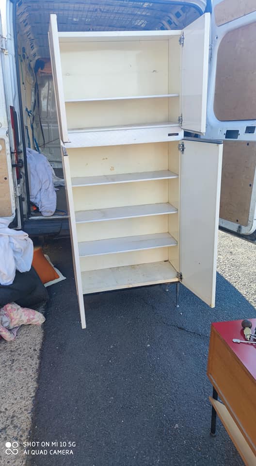 Kitchen steel buffet around 1950/60