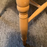 Set of 6 Dutch chairs in solid beech wood.