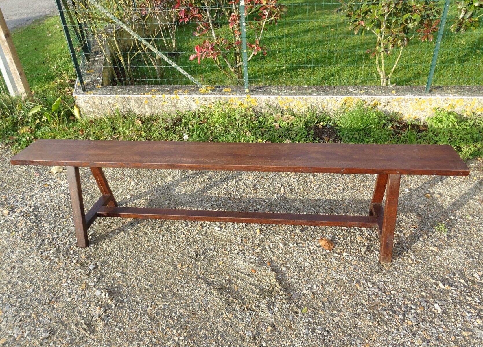 Oak farmhouse bench 200 cm