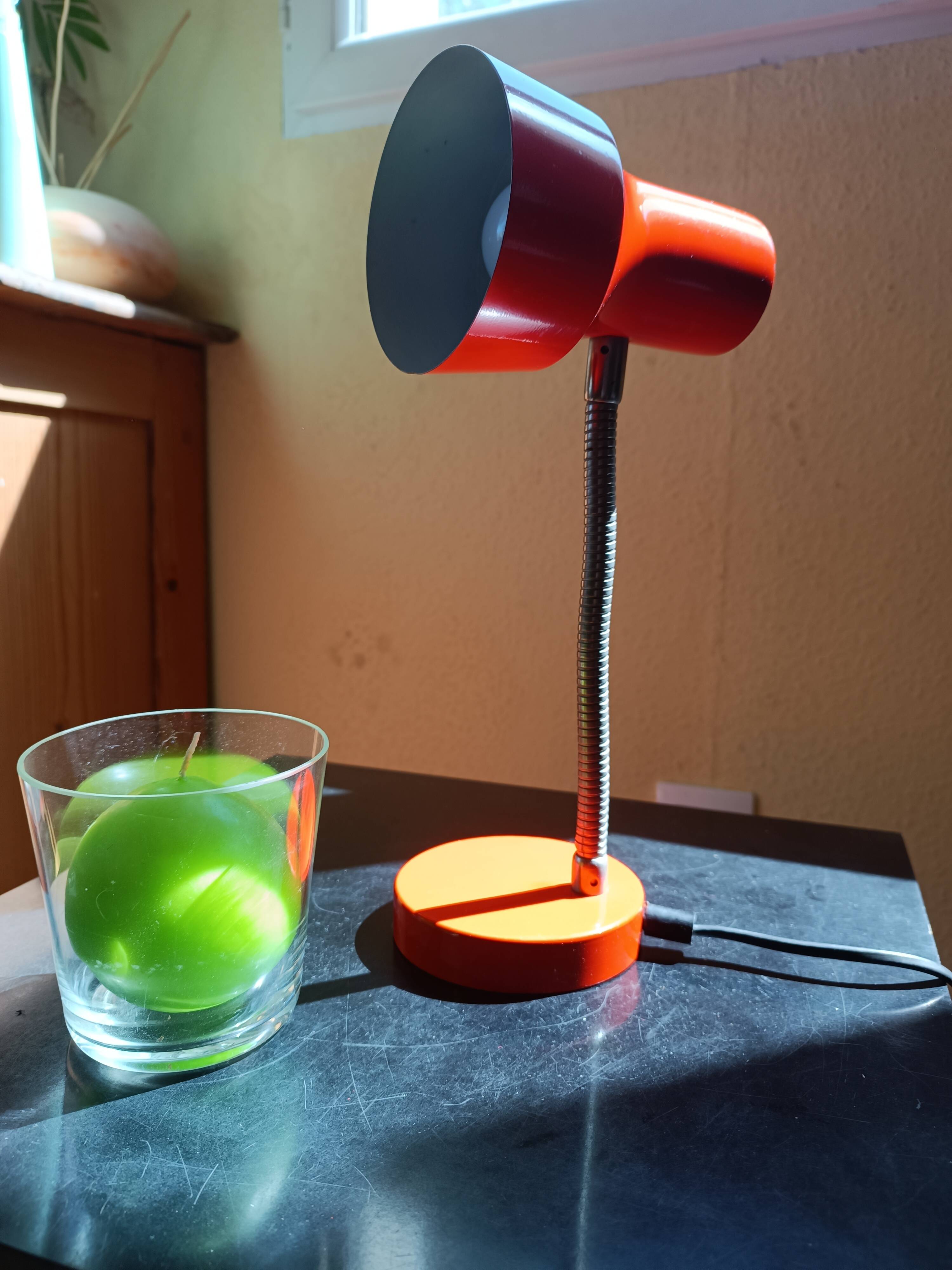 Vintage 70s cocotte lamp