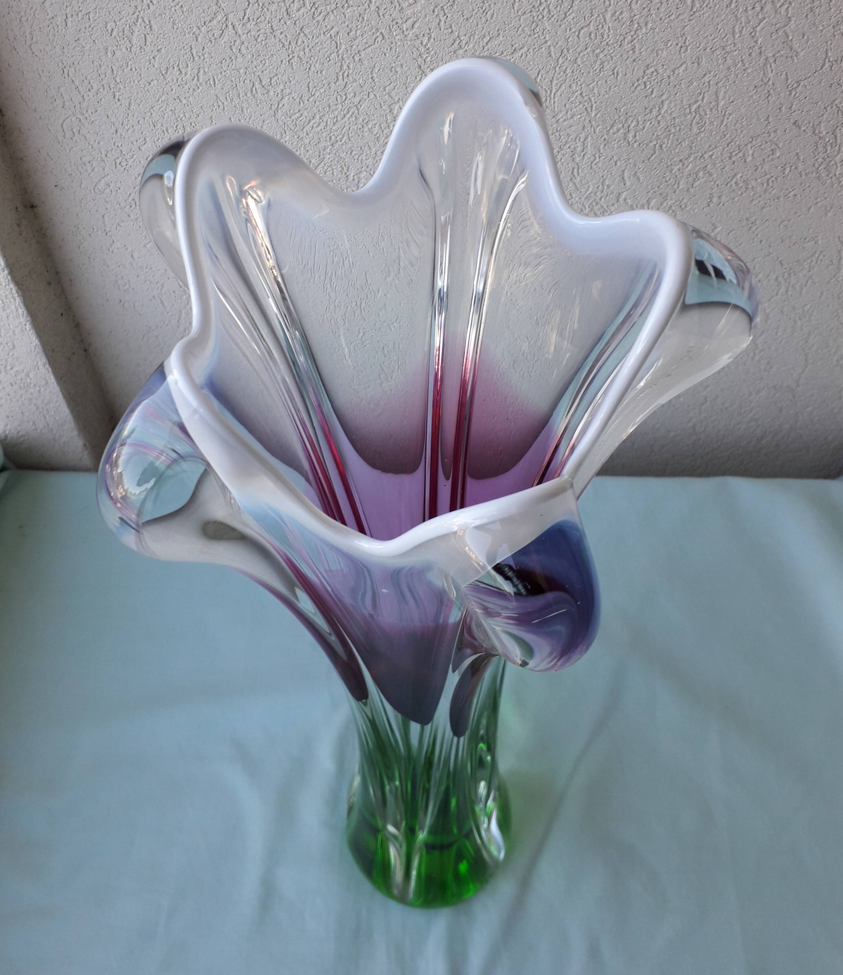 Vase en cristal Joseph Hospodka