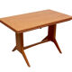 1950s coffeetable in cherrywood, adjustable in height