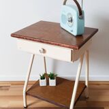 Bedside table, boarding school bedside table, night table