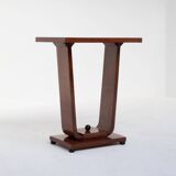 Art Deco console table in walnut