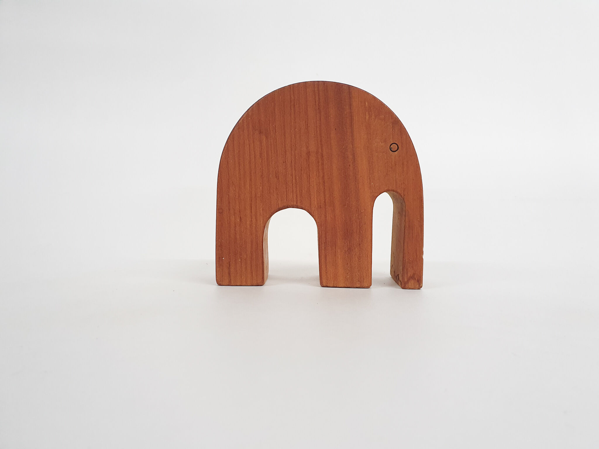Scandinavian modern wooden Elephant, 1960's