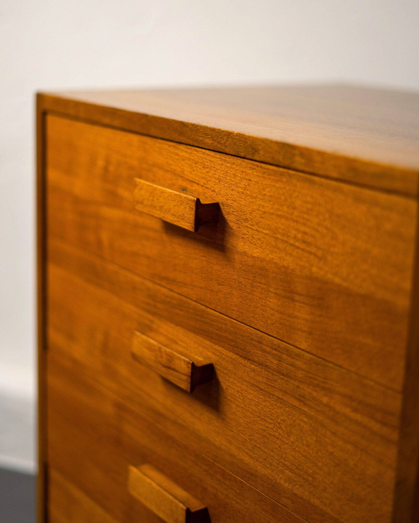Mid-century bedside table or chest of drawers