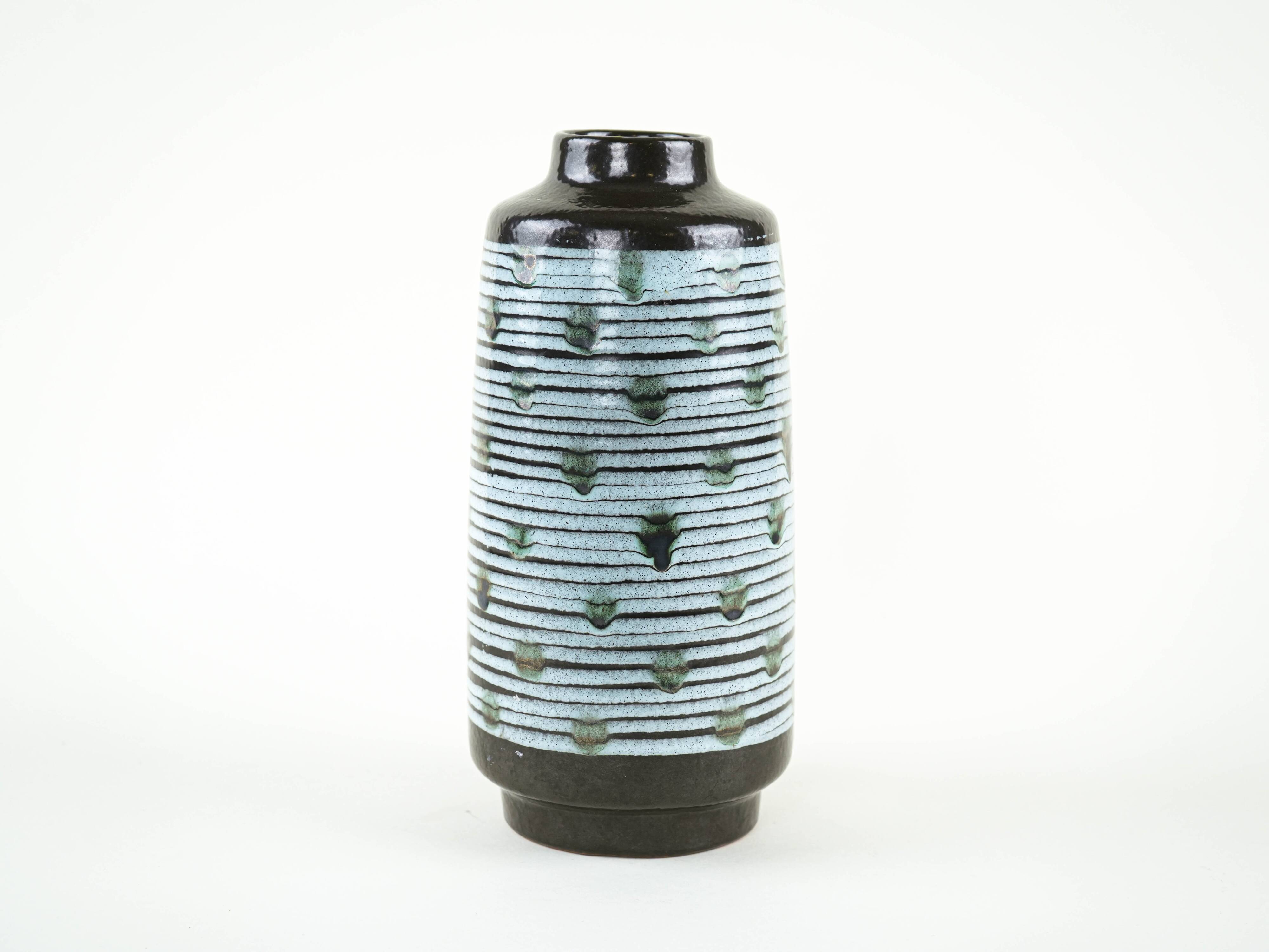 Ceramic vase, German design, 1970s, made in West Germany