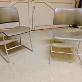 3 chaises Design D. ROWLAND 1964 HOWE 40-4