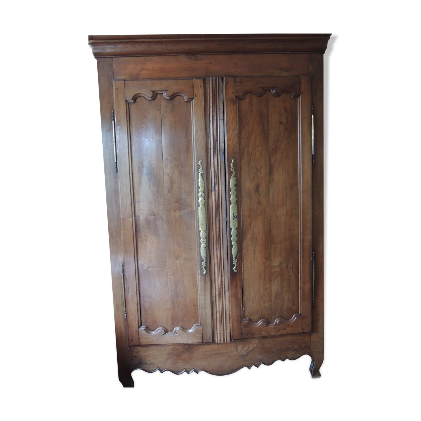 Armoire ancienne bretonne en châtaignier Selency