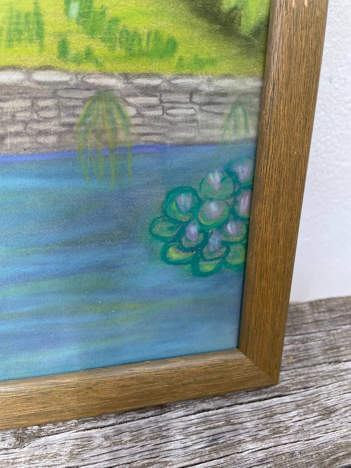 Tableau paysage moulin