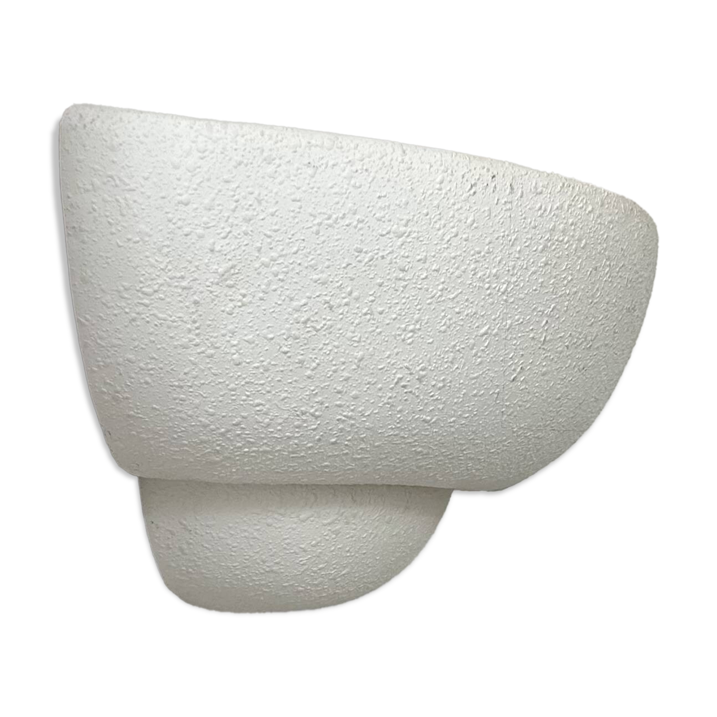 Vintage plaster wall light, France 1970