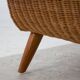 Oak & Rattan Sofa, 1970s (MK10668)