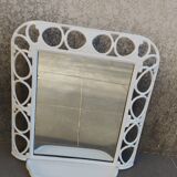 Cast iron structure mirror