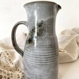 Enamelled terracotta pitcher