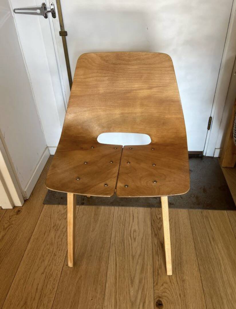 Tonneau Chair by Pierre Guariche for Steiner, 1950s