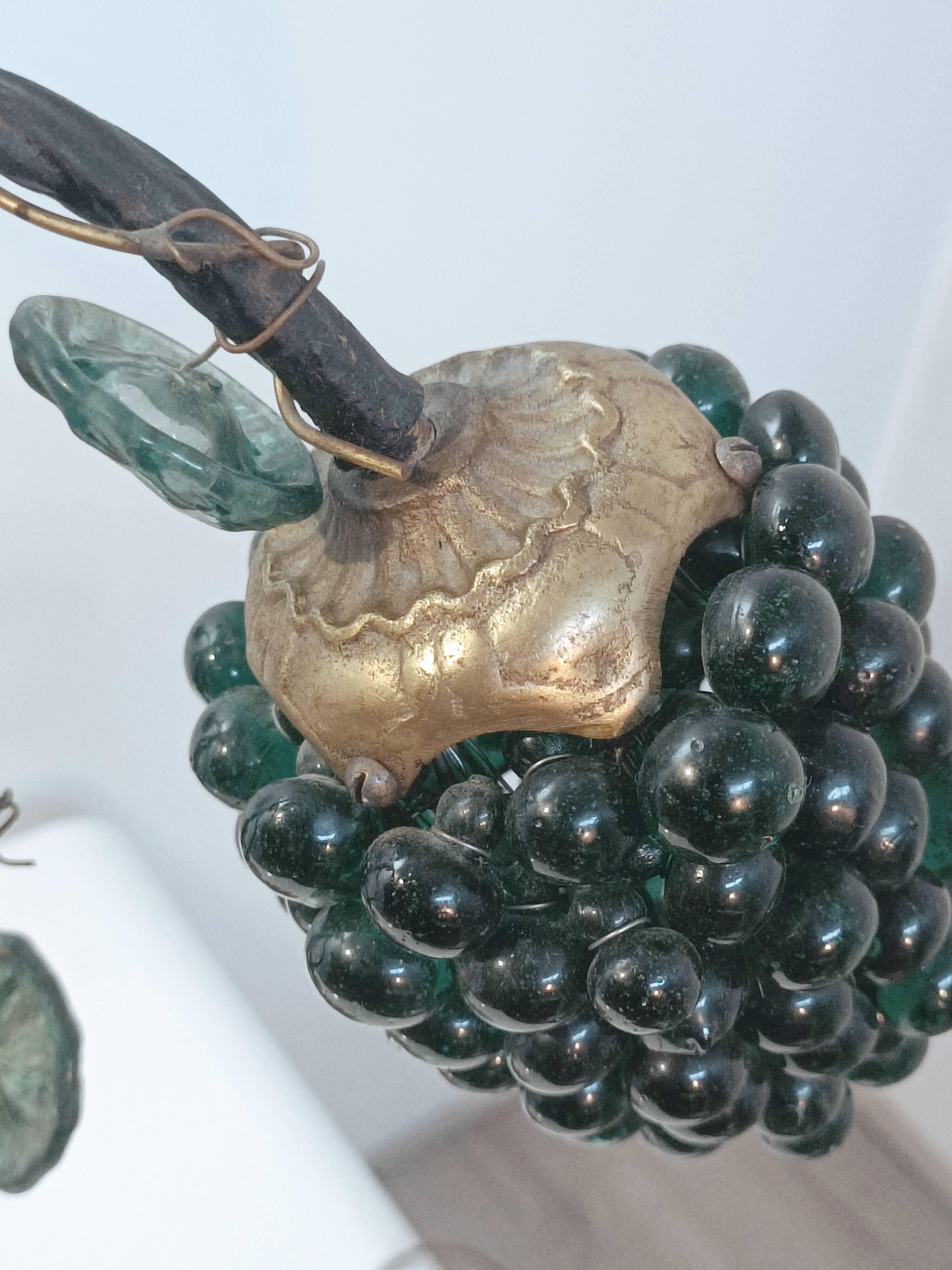 Murano glass grape cluster lamp 1960s