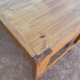 Charlotte Perriand dlg pine table from the 60s