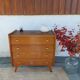 chest of drawers with compass feet, 1960s-1970s