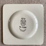 10 dessert plates or aperitif in Gien earthenware - 15x15 cm