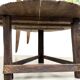 Round table in popular oak, circa 1880.