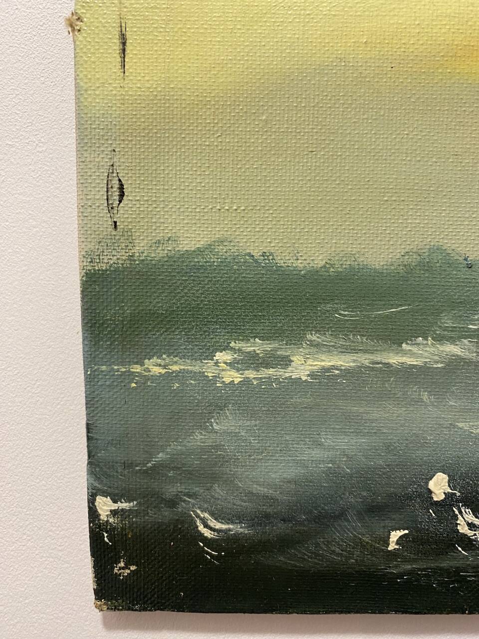 Old painting, Navy, signed, 60s/70s