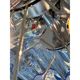Contemporary Sky-Blue Italian Murano Glass “Tronchi” Chandelier