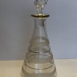 Glass art deco deco decanter