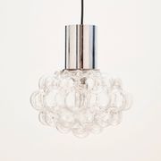 Grand plafonnier en verre bulle des années 60 - H. Tynell pour Limburg.