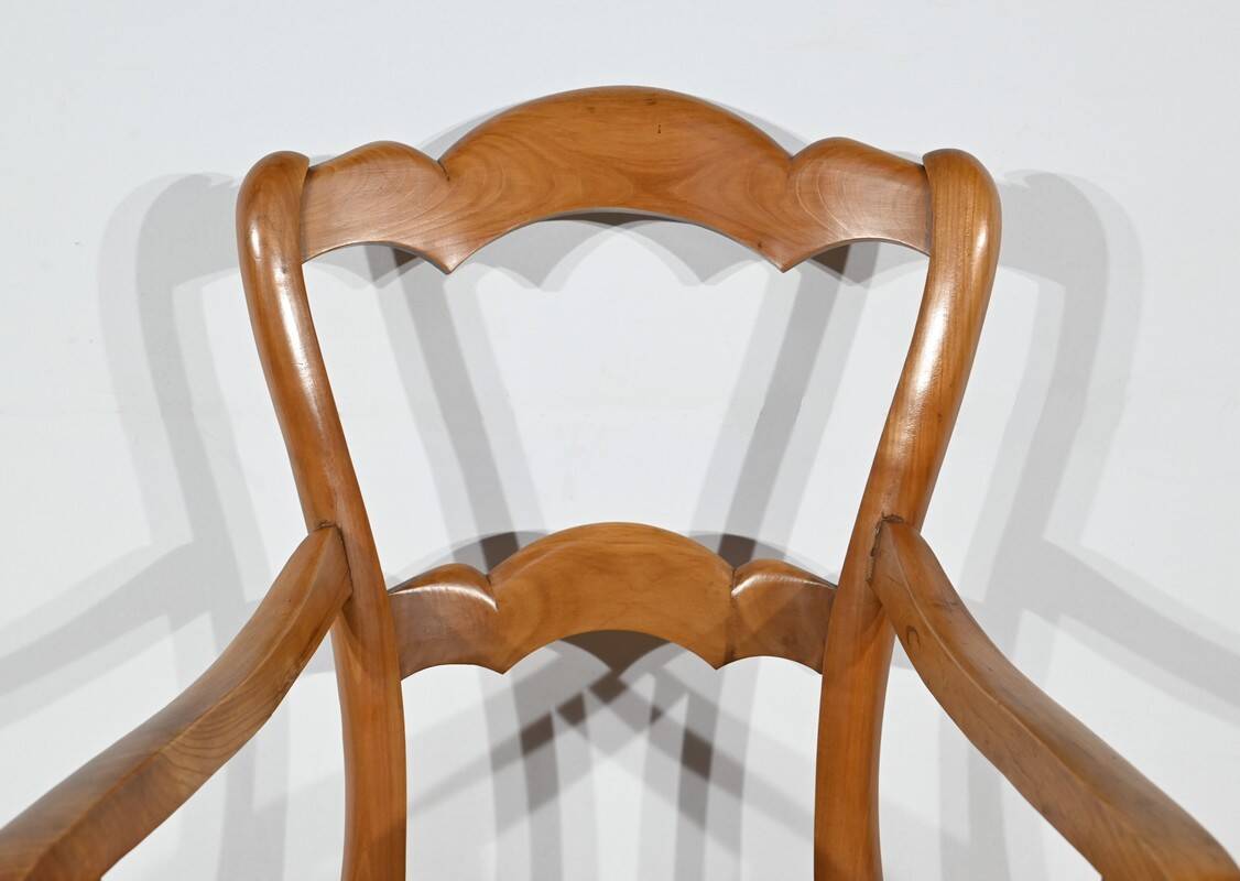 Grand-Mère Armchair in Cherrywood, Louis Philippe style – Late 19th century