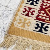 Reversible vintage rug