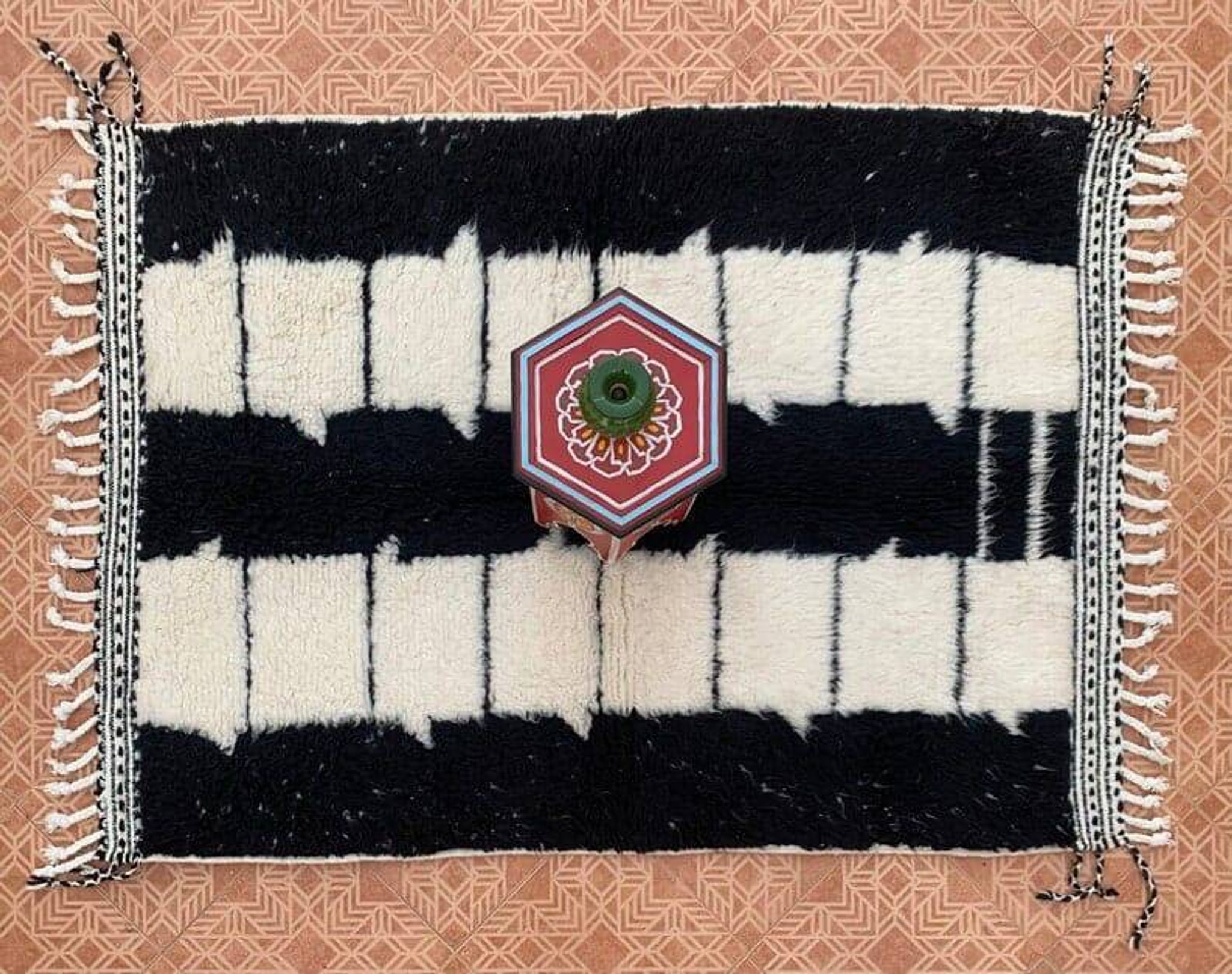 Handmade Beni Mrirt rug, size 160 x 250 cm