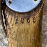 Old skis wood ash deco chalet mountain vintage 208 cm