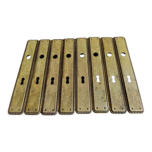 Lot de 8 anciennes plaque