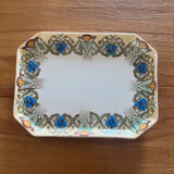 Art Nouveau serving dish from the Luneville faience factory model Sarah.