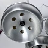 Space Age, Large metal and plastic chandelier by Studioluce. Italy 1970s