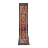 Tapis de couloir turc vintage