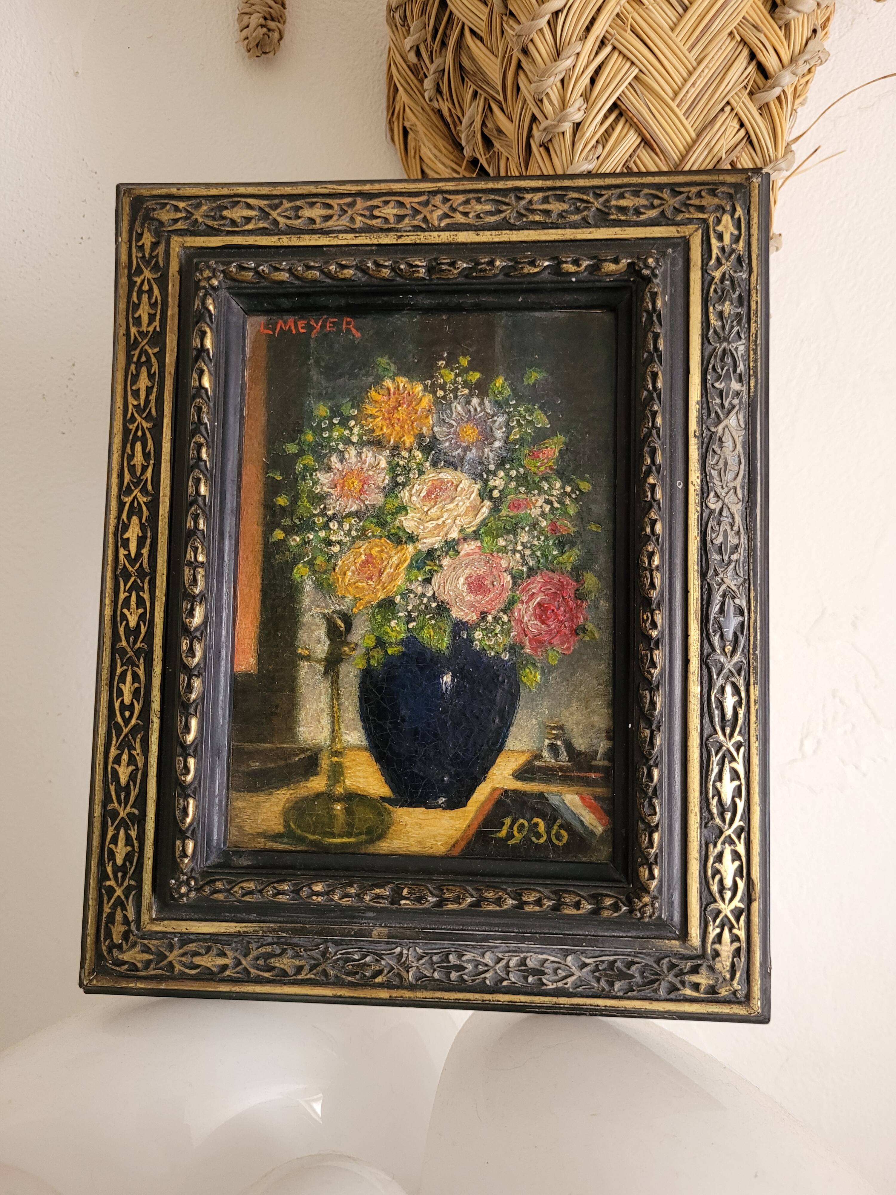 Bouquet painting 1936