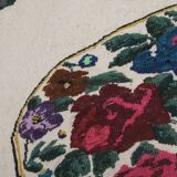 Vintage Turkish rug from Oushak, hand-woven 115x144 cm