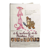 Poster 120x160 "In search of the pink panther" 1982