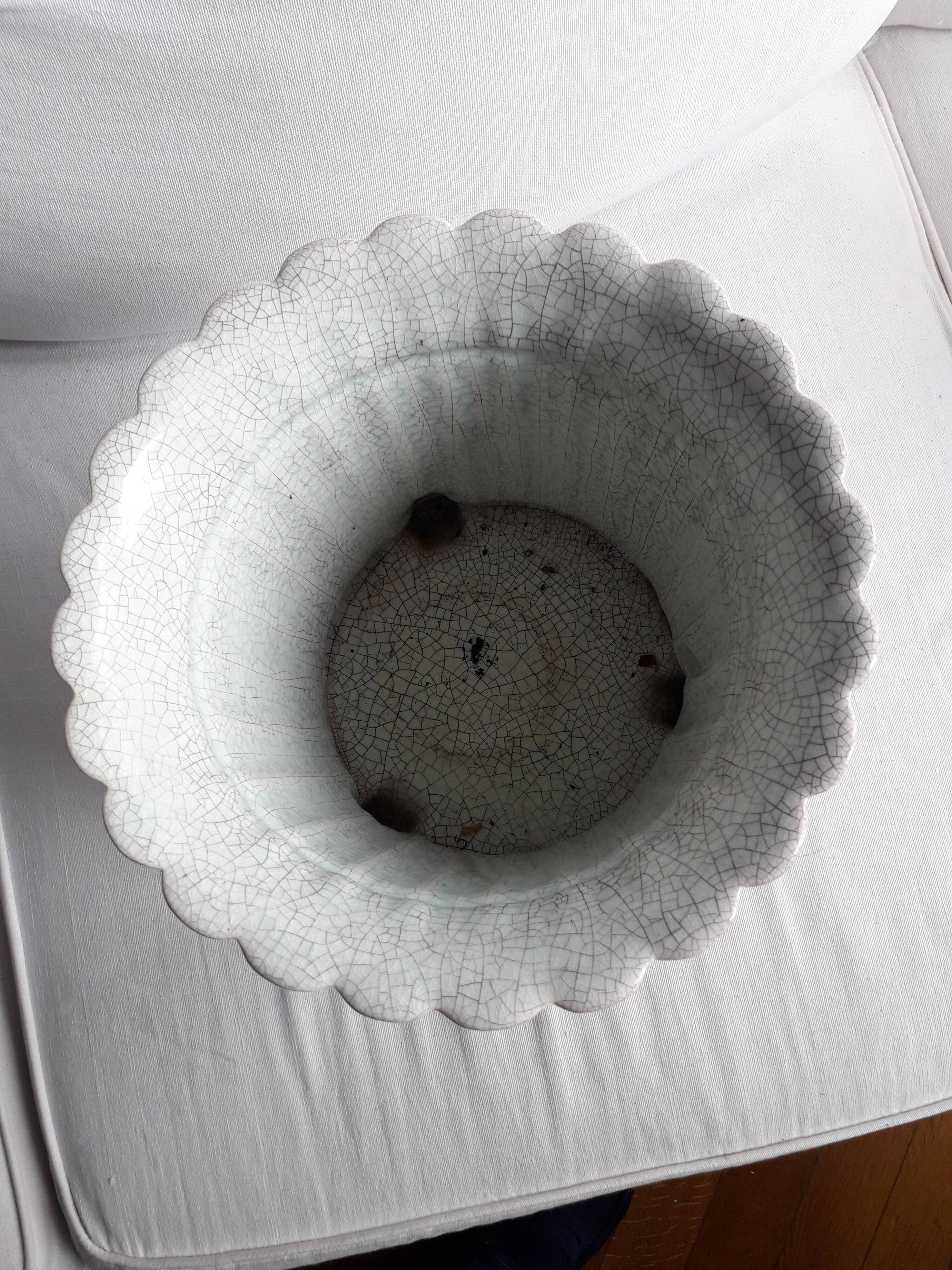 19th century cracked ceramic