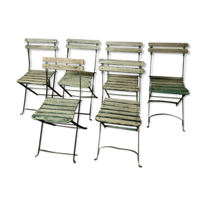 lot de 6 chaises bistrot
