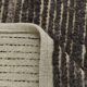Tapis kilim de couloir marron foncé vintage