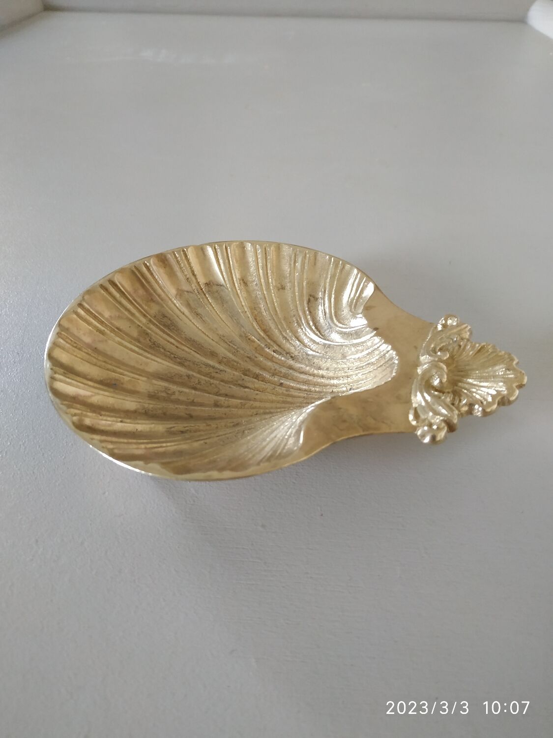 Empty brass pocket