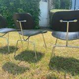 Lot de 3 chaises Vitra Plywood DCM Charles Eames