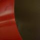 Old and rare Stilnovo wall light, red and black lacquered metal and brass With period label