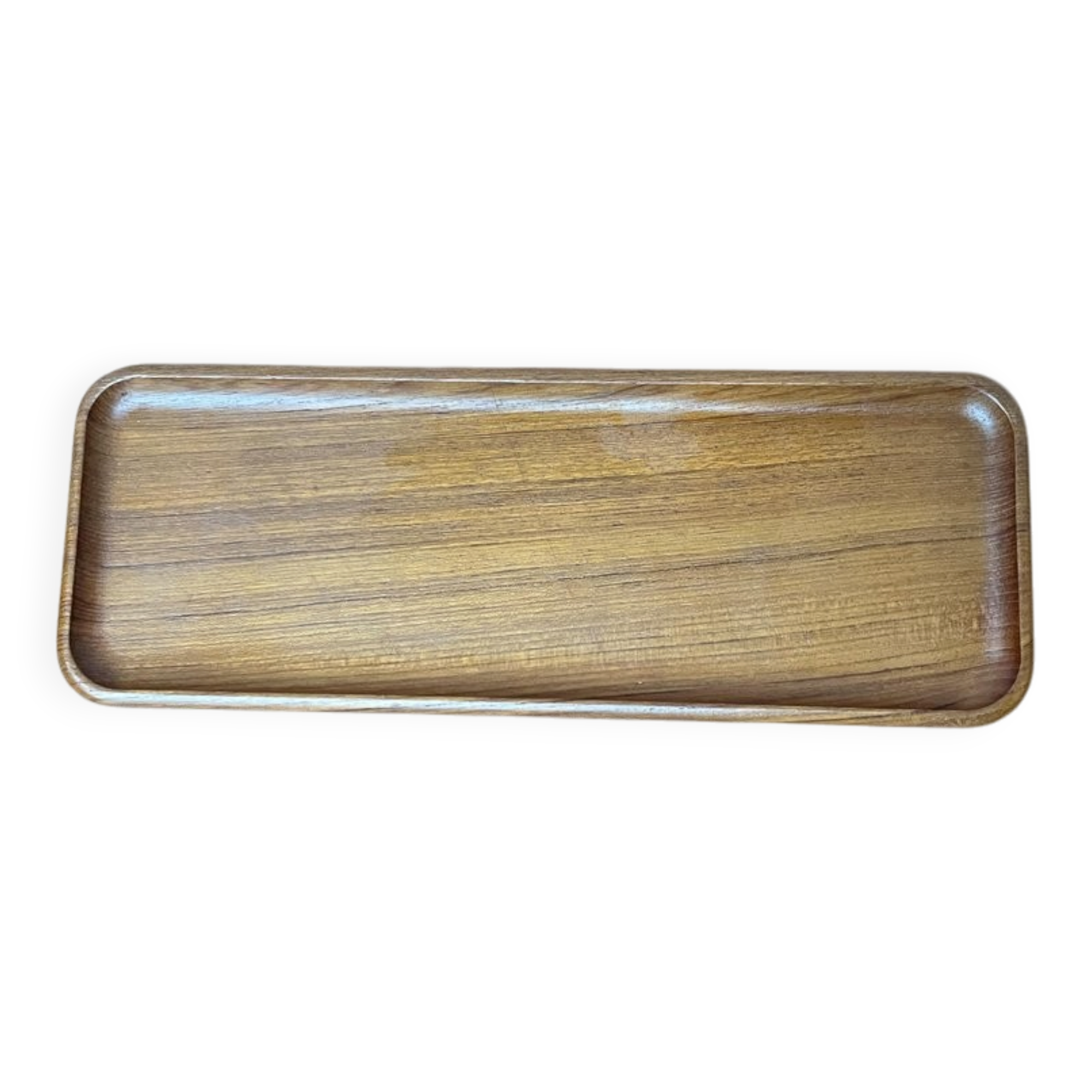 Scandinavian teak plateau from the mid-century by Äkta Teak, 1960s.