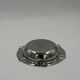 Vintage round ashtray in stainless steel