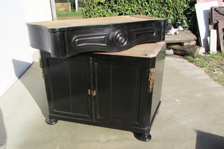Napoleon III blackened wooden buffet