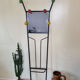 Coat rack cloakroom with mirror, 6 hooks 50s